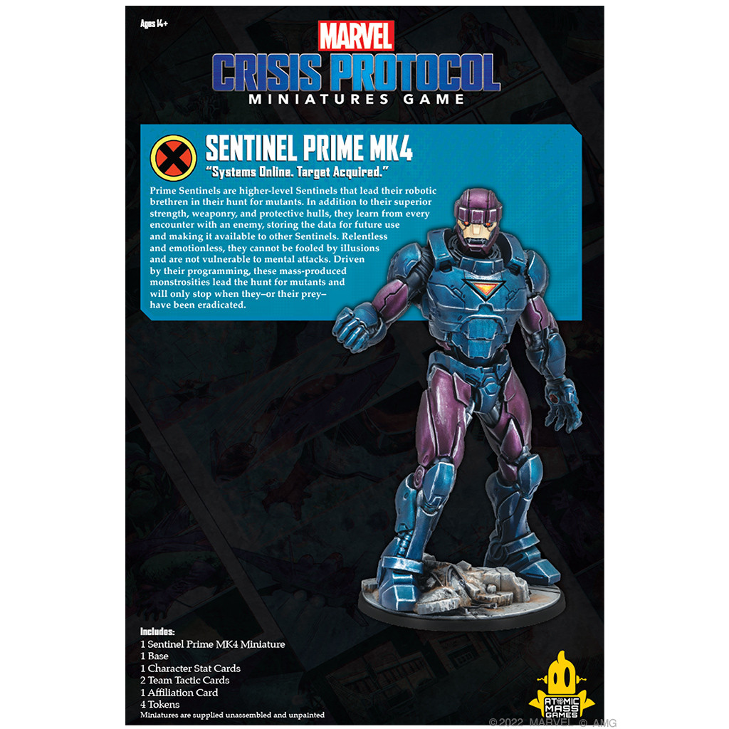 Marvel Crisis Protocol : Sentinel Prime MK4 Character Pack